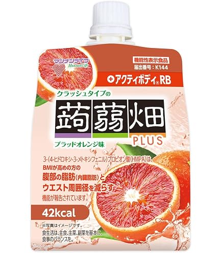 Amazon.co.jp: マンナンライフ 大粒アロエinクラッシュタイプの蒟蒻畑